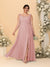 A-Line/Princess Square Neck Sleeveless Plus Size Bridesmaid Dresses With Side Slit & Ruffles