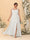 A-Line/Princess Square Neck Sleeveless Plus Size Bridesmaid Dresses With Side Slit & Ruffles