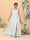A-Line/Princess Square Neck Sleeveless Plus Size Bridesmaid Dresses With Side Slit & Ruffles