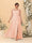 A-Line/Princess Square Neck Sleeveless Plus Size Bridesmaid Dresses With Side Slit & Ruffles