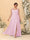 A-Line/Princess Square Neck Sleeveless Plus Size Bridesmaid Dresses With Side Slit & Ruffles