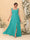 A-Line/Princess Square Neck Sleeveless Plus Size Bridesmaid Dresses With Side Slit & Ruffles