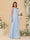 A-Line/Princess One-Shoulder Floor-Length Bridesmaid Dresses With Watteau Train