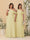 A-Line/Princess One-Shoulder Floor-Length Plus Size Bridesmaid Dresses With Watteau Train