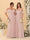 A-Line/Princess V-Neck Spaghetti Straps Chiffon Ruched  Bridesmaid Dresses