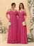 A-Line/Princess V-Neck Spaghetti Straps Chiffon Ruched  Bridesmaid Dresses