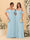 A-Line/Princess V-Neck Spaghetti Straps Chiffon Ruched  Bridesmaid Dresses