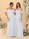A-Line/Princess V-Neck Spaghetti Straps Chiffon Ruched  Bridesmaid Dresses