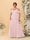A-Line/Princess V-Neck Spaghetti Straps Chiffon Ruched Plus Size Bridesmaid Dresses