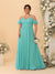A-Line/Princess V-Neck Spaghetti Straps Chiffon Ruched Plus Size Bridesmaid Dresses