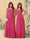 Chiffon A-Line/Princess Square Neck Sleeveless Bridesmaid Dresses with Pleats