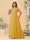 Chiffon A-Line/Princess Square Neck Sleeveless Plus Size Bridesmaid Dresses with Pleats