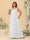 Chiffon A-Line/Princess Square Neck Sleeveless Plus Size Bridesmaid Dresses with Pleats