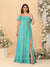Chiffon A-Line/Princess Off-the-Shoulder Short Sleeves Plus Size Bridesmaid Dresses with Side Slit