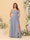 A-Line/Princess Spaghetti Straps Sleeveless Ruched Bridesmaid Dresses with Side Slit