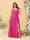 A-Line/Princess Spaghetti Straps Sleeveless Ruched Bridesmaid Dresses with Side Slit