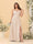 A-Line/Princess Spaghetti Straps Sleeveless Ruched Bridesmaid Dresses with Side Slit