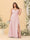 A-Line/Princess Spaghetti Straps Sleeveless Ruched Bridesmaid Dresses with Side Slit