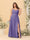 A-Line/Princess Spaghetti Straps Sleeveless Ruched Bridesmaid Dresses with Side Slit