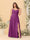 A-Line/Princess Spaghetti Straps Sleeveless Ruched Bridesmaid Dresses with Side Slit