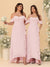 A-Line/Princess Off-the-Shoulder Spaghetti Straps Sleeveless Bridesmaid Dresses with Ruffles