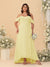 A-Line/Princess Off-the-Shoulder Plus Size Bridesmaid Dresses with Ruffles