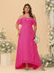 A-Line/Princess Off-the-Shoulder Plus Size Bridesmaid Dresses with Ruffles