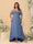 A-Line/Princess Off-the-Shoulder Plus Size Bridesmaid Dresses with Ruffles