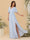 A-Line/Princess V-Neck Short Sleeves Long Bridesmaid Dresses