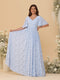 A-Line/Princess V-Neck Short Sleeves Long Bridesmaid Dresses