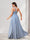 A-Line/Princess One-Shoulder Floor-Length Bridesmaid Dresses With Pleats