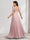 A-Line/Princess V-Neck Short Sleeves Bridesmaid Dresses With Ruffles & Split Side