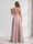 A-Line/Princess V-Neck Spaghetti Straps Sleeveless Floor-Length Bridesmaid Dresses With Ruffles & Pleats