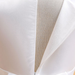 Ball Gown Scoop Puff Sleeves Flower Girl Dresses with Ruched