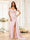 Floor-Length Off-the-Shoulder Long Formal Dresses with Split Side & Ruched