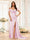 Floor-Length Off-the-Shoulder Long Formal Dresses with Split Side & Ruched