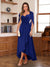 A-Line/Princess V-Neck Ankle-Length Mother of the Bride Dresses with Appliques & Lace