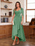 A-Line/Princess V-Neck Ankle-Length Mother of the Bride Dresses with Appliques & Lace