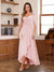 A-Line/Princess V-Neck Ankle-Length Mother of the Bride Dresses with Appliques & Lace