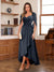 A-Line/Princess V-Neck Ankle-Length Mother of the Bride Dresses with Appliques & Lace