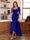 A-Line/Princess V-Neck Ankle-Length Mother of the Bride Dresses with Appliques & Lace