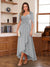 A-Line/Princess V-Neck Ankle-Length Mother of the Bride Dresses with Appliques & Lace