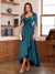 A-Line/Princess V-Neck Ankle-Length Mother of the Bride Dresses with Appliques & Lace