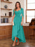 A-Line/Princess V-Neck Ankle-Length Mother of the Bride Dresses with Appliques & Lace