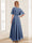 A-Line/Princess V-Neck Short Sleeves Mother of the Bride Dresses with Ruffles