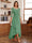 A-Line/Princess Scoop 3/4 Sleeves Ankle-Length Mother of the Bride Dress With Appliques & Lace