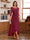 A-Line/Princess Scoop 3/4 Sleeves Ankle-Length Mother of the Bride Dress With Appliques & Lace