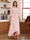 A-Line/Princess Scoop 3/4 Sleeves Ankle-Length Mother of the Bride Dress With Appliques & Lace