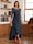 A-Line/Princess Scoop 3/4 Sleeves Ankle-Length Mother of the Bride Dress With Appliques & Lace