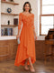 A-Line/Princess Scoop 3/4 Sleeves Ankle-Length Mother of the Bride Dress With Appliques & Lace